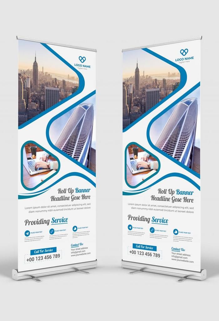 Banner Roll Up 100x200cm m²