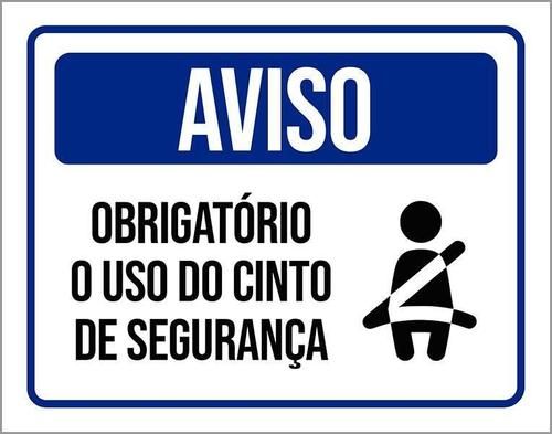Placa Segurança Uso Obrigatório De Epi
