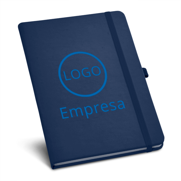 Caderno em couro sintético