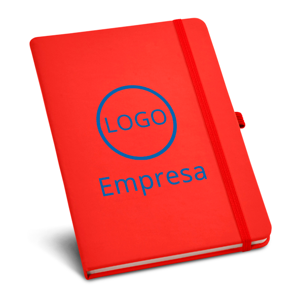 Caderno em couro sintético